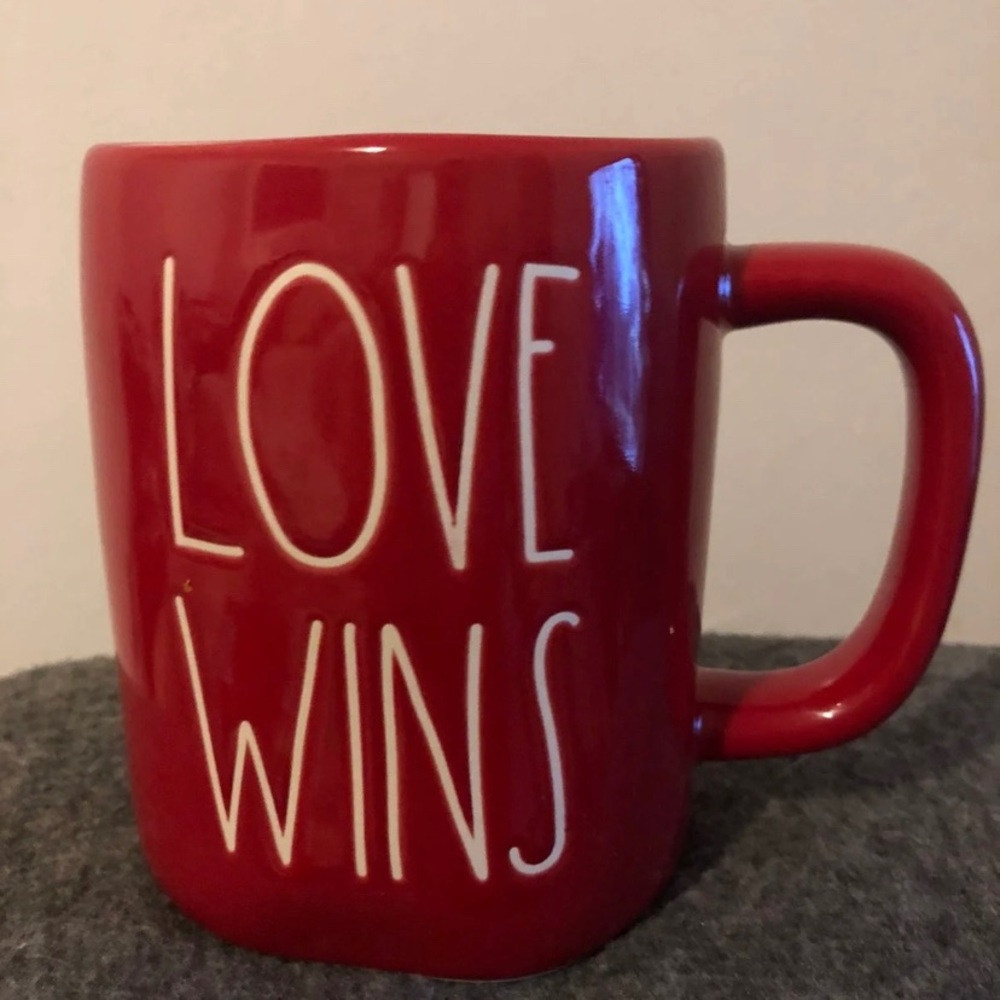BRAND NEW Rae Dunn “Love Wins” Mug